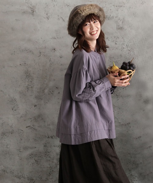 「soulberry」 長袖チュニック M パープル レディース_画像5