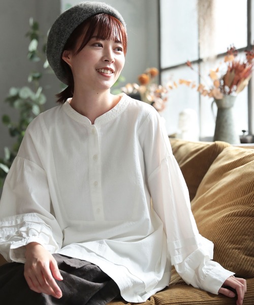 「soulberry」 長袖チュニック M パープル レディース_画像8