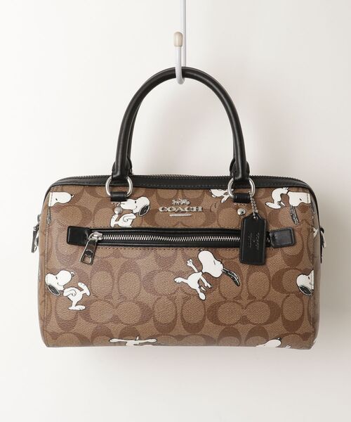 「COACH」 ハンドバッグ「PEANUTSコラボ」 - ブラウン レディース