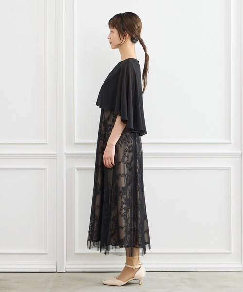 「AIMER」 ノースリーブワンピース LARGE ブラック レディース_画像5