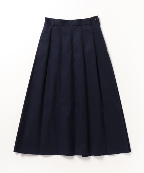 「SHIPS any」 ロングスカート ONE SIZE ネイビー レディース_画像3