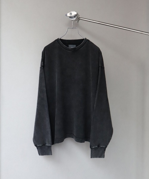 「ELLUV」 長袖Tシャツ M グレー メンズ_画像2