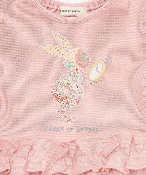 「sense of wonder」 「KIDS」長袖ワンピース 120cm レッド キッズ_画像4