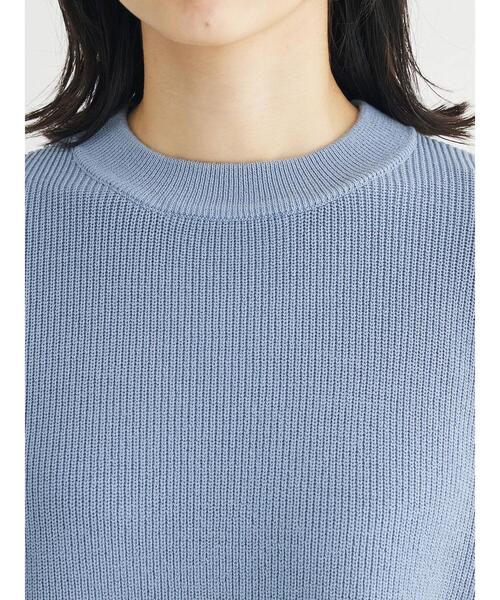 「Green Parks」 「chocol raffine robe」長袖ニット FREE ブルー レディース_画像9