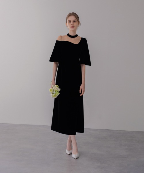 「Leja」 半袖ワンピース SMALL グレー レディース_画像5