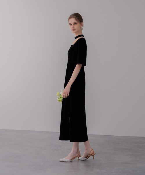 「Leja」 半袖ワンピース SMALL グレー レディース_画像7