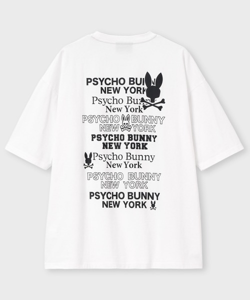 Psycho Bunny（サイコバニー） tシャツ 「WEB限定」ツアーTEE風 ロゴT
