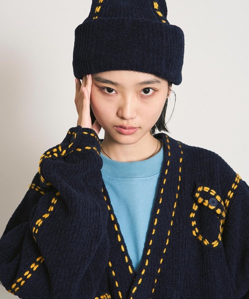 「PHINGERIN」 ニットキャップ FREE ベージュ メンズ_画像7