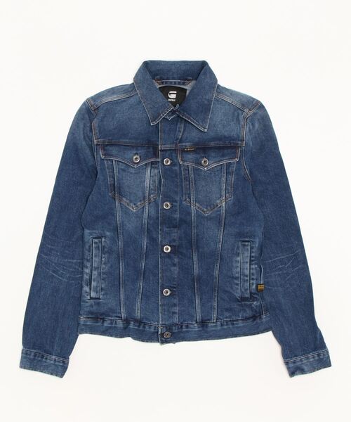 G-STAR RAW 「G-STAR」 デニムジャケット MEDIUM ダークインディゴ 