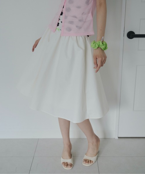 FEKETE（フェケテ） スカート ribbon flared skirt / リボンフレア