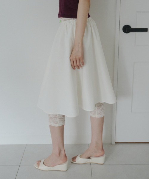 FEKETE（フェケテ） スカート ribbon flared skirt / リボンフレア