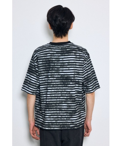 AZUL BY MOUSSY（アズールバイマウジー） tシャツ かすれボーダーT