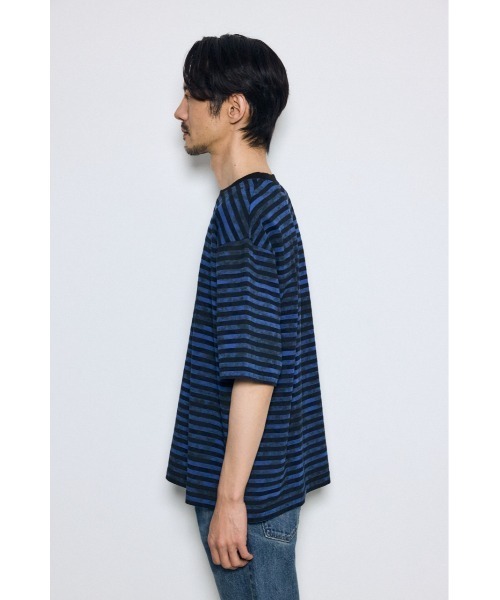 AZUL BY MOUSSY（アズールバイマウジー） tシャツ かすれボーダーT