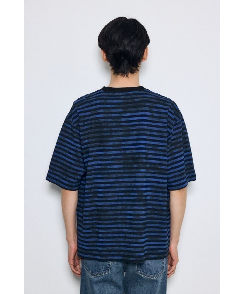 AZUL BY MOUSSY（アズールバイマウジー） tシャツ かすれボーダーT