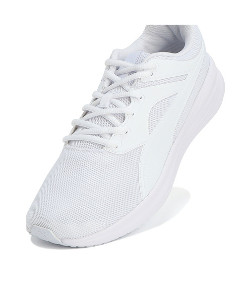 「PUMA」 ローカットスニーカー 24.5cm ブラック×ホワイト メンズ_画像6