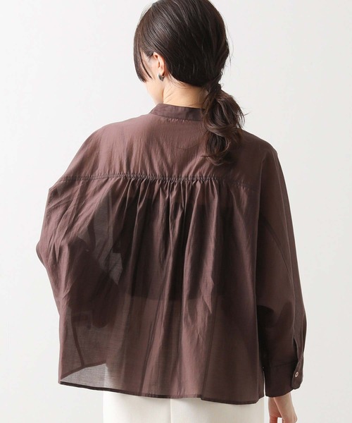 「Gready Brilliant」 7分袖ブラウス 38 ブラウン レディース_画像5