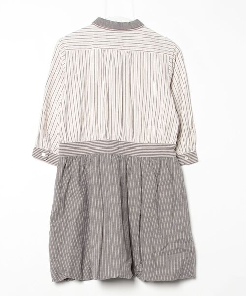 「TORI-TO」 シャツワンピース「BEAMS BOYコラボ」 M グレー レディース_画像2