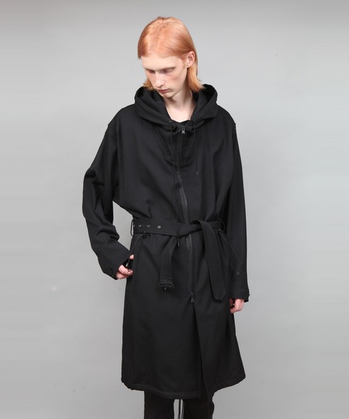 ブルゾン アウター HOODED BLOUSON メンズの画像