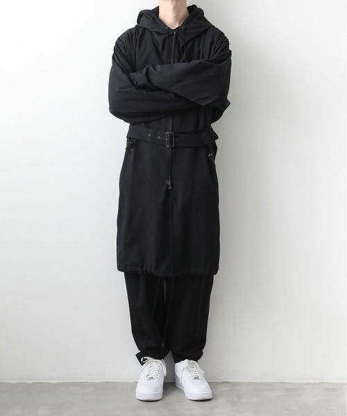 ブルゾン アウター HOODED BLOUSON メンズの画像