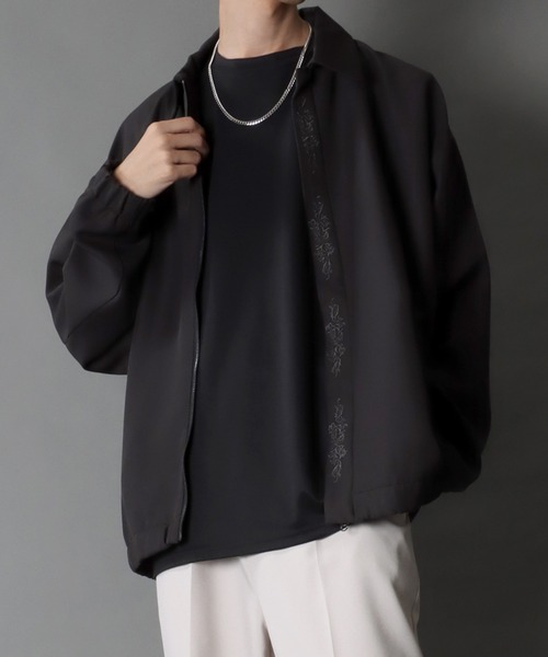 SITRY（シトリー） ブルゾン アウター SITRY Fly front stitch blouson