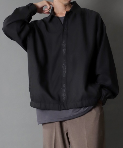 SITRY（シトリー） ブルゾン アウター SITRY Fly front stitch blouson