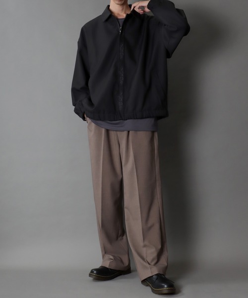 ジャケット・ブルゾン prima SITRY ブルゾン アウター Fly front stitch blouson/別注 比翼