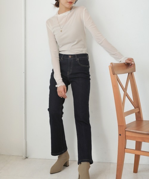 plage ジーンズ デニム デニムパンツ SLACKS レディース