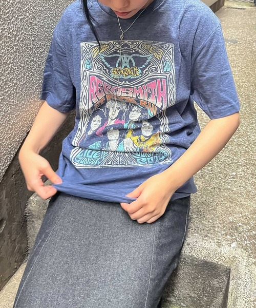 THE BAREFOOT tシャツ 「 AEROSMITH / エアロスミス 」バンドT