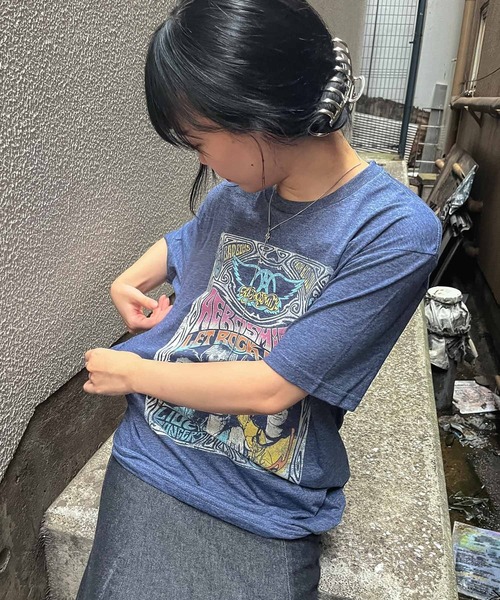 THE BAREFOOT tシャツ 「 AEROSMITH / エアロスミス 」バンドT