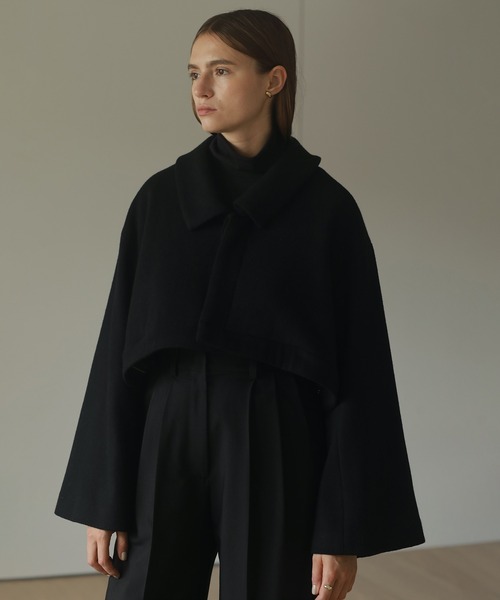 MANOF（マノフ） ステンカラーコート コート DEEP NECK 2WAY COAT