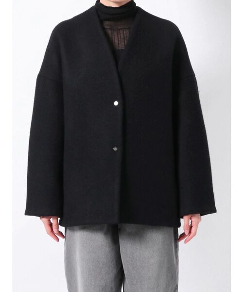 ELENDEEK フォルムショートウールコート FORM SHORT WOOL CT | ELENDEEK/エレンディーク