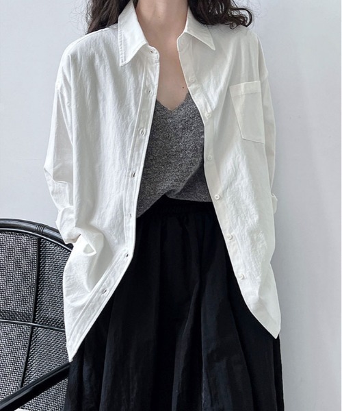 ブラウス シャツ 人柄シャツ レディース メンズ 人柄シャツ（シャツ/ブラウス）｜antiqua（アンティカ）の