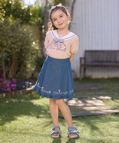 any FAM tシャツ セーラーカラー Tシャツ キッズ 子供服 女の子  