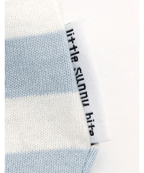 tシャツ 「Little sunny bite」 floral stripe long tee レディース メンズ Little sunny bite tシャツ /Little bite/floral stripe long