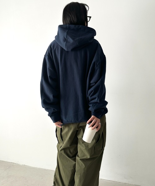 HUF パーカー HUF(ハフ)/オーバーサイズ サーマル ジップ