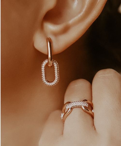 Daniel Wellington ローズゴールド フープピアス セール】Hoop Earring レーディスピアス ローズゴールド