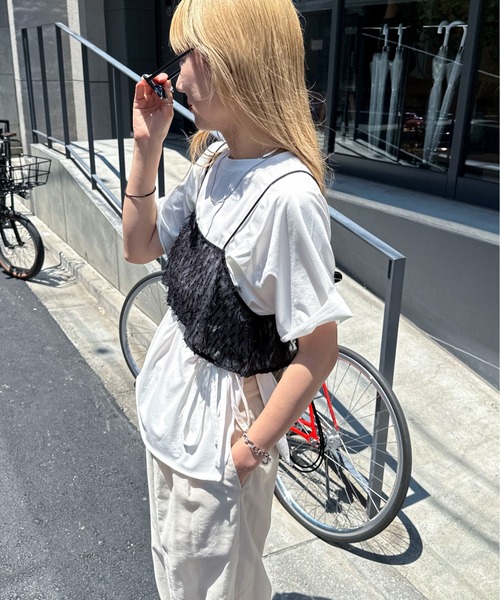 ピンクハウスビスチェ feepur フェザーライクシアービスチェ レディース : ZOZOTOWN