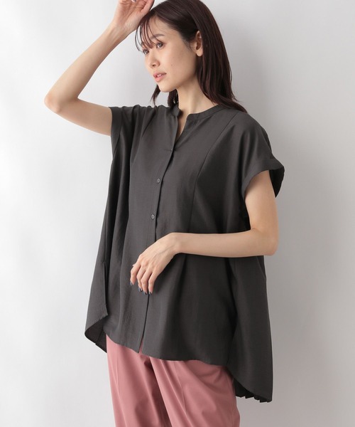 JOURNAL STANDARD - 【mia】バックプリーツフレンチスリーブシャツ JOURNAL STANDARD（ジャーナルスタンダード）の「バックプリーツ
