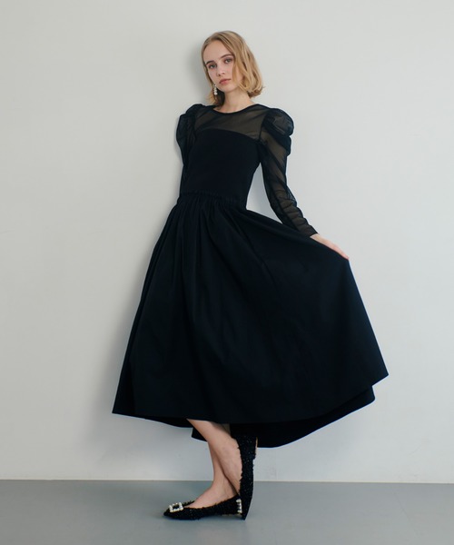 LOULOU WILLOUGHBY】オーガンドットワンピース|allureville