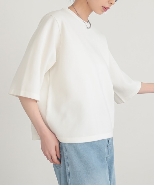 for/c ニット セーター 「新色追加」スウェットライクハーフ