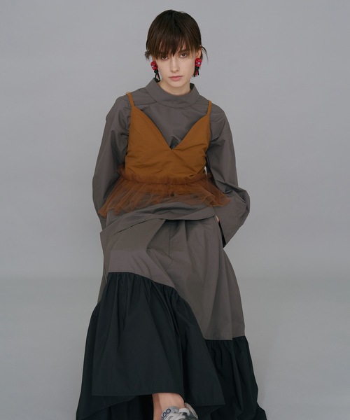 NON TOKYO（ノントーキョー） スカート SWITCHING GATHER SKIRT