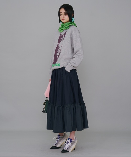 NON TOKYO（ノントーキョー） スカート SWITCHING GATHER SKIRT