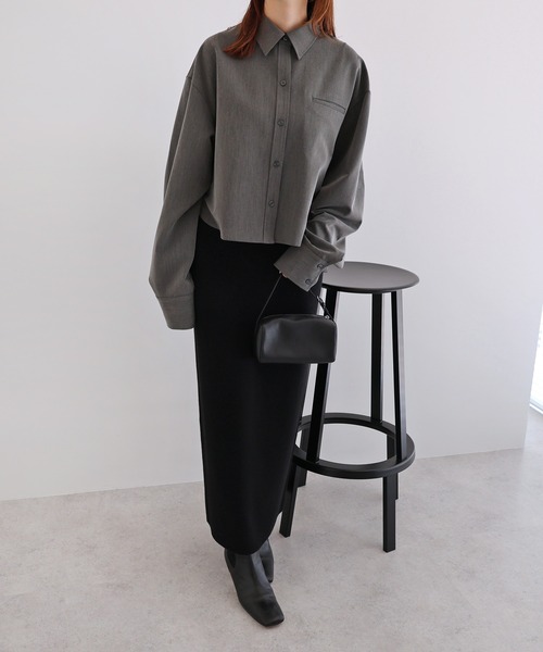 エヴァムエヴァ　スカート　ロング　ウール　ニット　タイト　クリーニング済 エヴァムエヴァ スカート ロング ウール ニット タイト クリーニング済