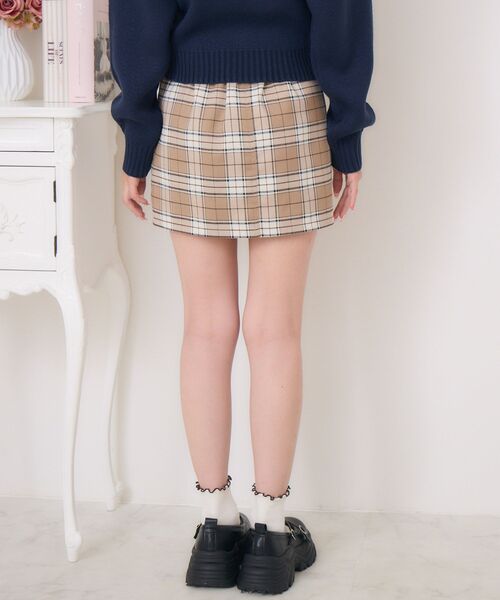Emsexcite（エムズエキサイト） スカート チェック台形ミニSK