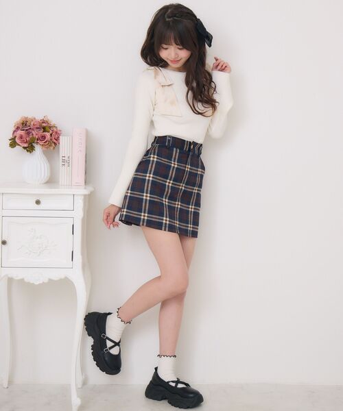 Emsexcite スカート チェック台形ミニSK : ZOZOTOWN Yahoo!店 - 通販