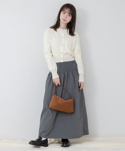 HEILIS ハンドバッグ ワンハンドルスエードショルダーバッグ