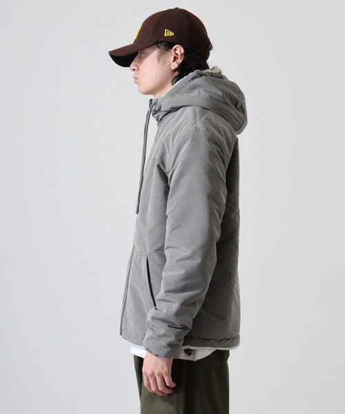 GUESS ブルゾン アウター REVERSIBLE SHERPA JACKET メンズ
