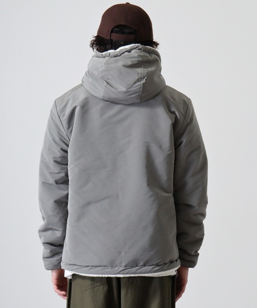 GUESS ブルゾンジャケット アウター GUESS ブルゾン アウター REVERSIBLE SHERPA JACKET メンズ