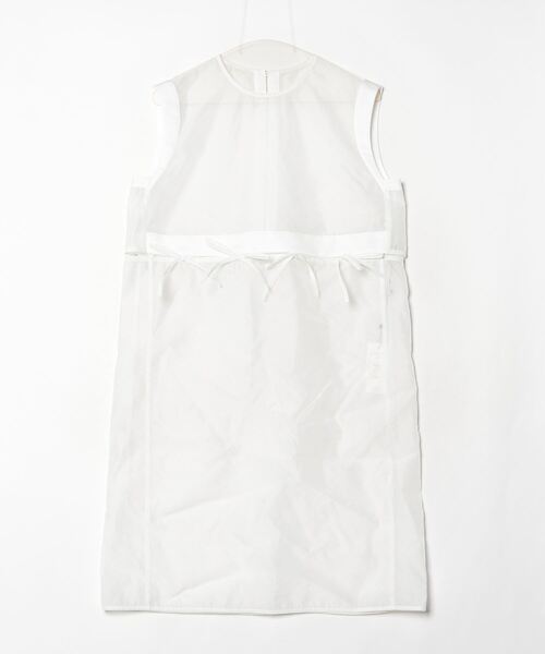 Yori 「Yori」 24SS shirocon シースルーリボン ノースリーブ