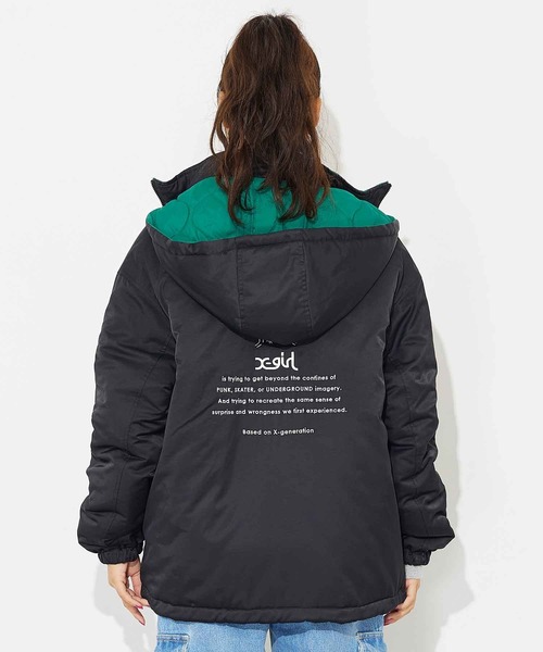 X-girl（エックスガール） ブルゾン M ブラック レディース : ZOZOTOWN